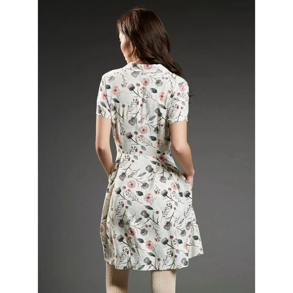 NWT Hot Topic Outlander Floral Button-Front Dress size 18/20 - Picture 4 of 13